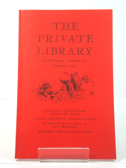 The Private Library, Fourth Series: Vol. 4, No. 2, Summer 1991