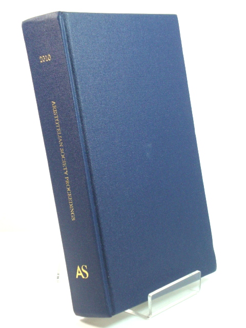 The Aristotelian Society: New Series - Volume CX