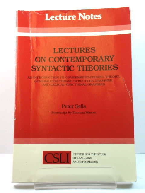 Lectures on Contemporary Syntactic Theories