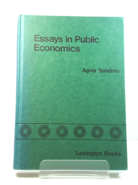 Essays in Public Economics