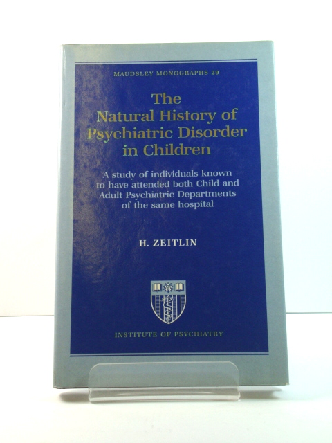 The Natural History of Psychiatric Disorder in Children
