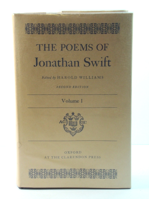 The Poems of Jonathan Swift: Volume I