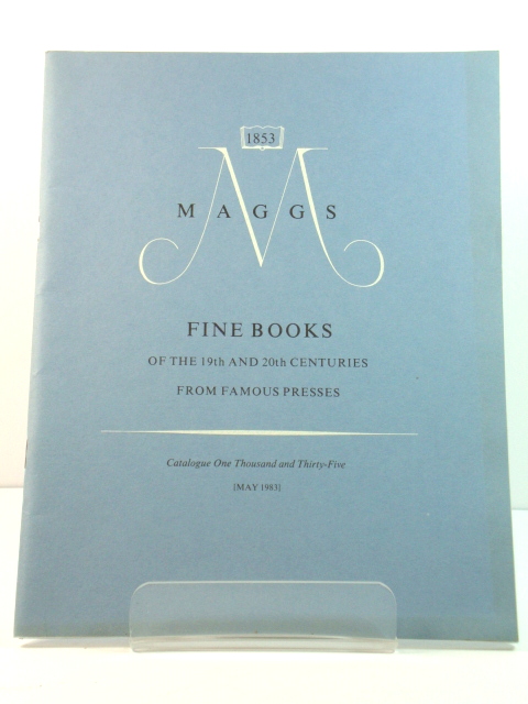 Fine Books of the 19th and 20th Centuries from Famous Presses