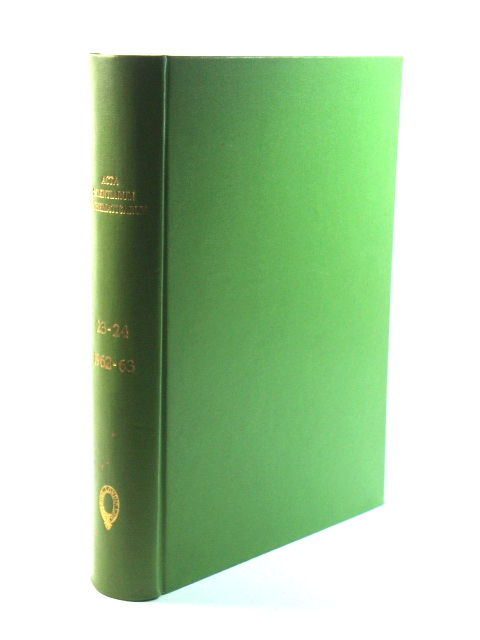Acta Scientiarum Mathematicarum: Volumes 23 - 24, 1962 - 1963