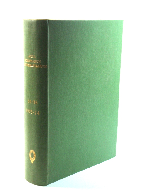 Acta Scientiarum Mathematicarum: Volumes 35 - 36, 1973 - 1974