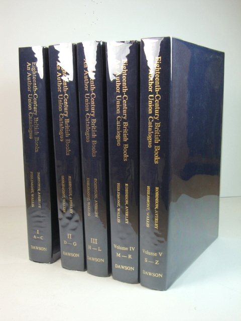 Eighteenth-Century British Books: An Author Union Catalogue