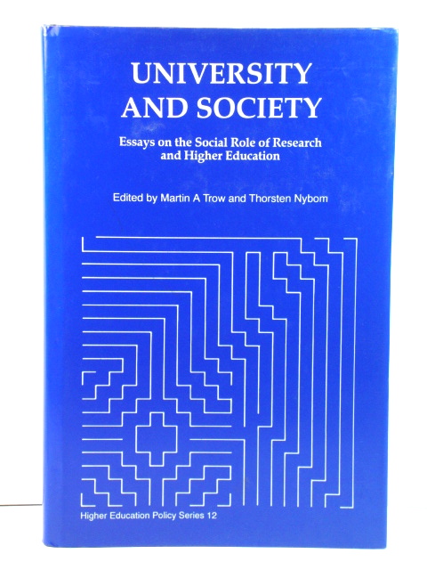 University and Society: Essays on the Social Role of Research and Higher Education