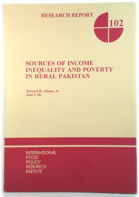 Sources of Income Inequality and Poverty in Rural Pakistan