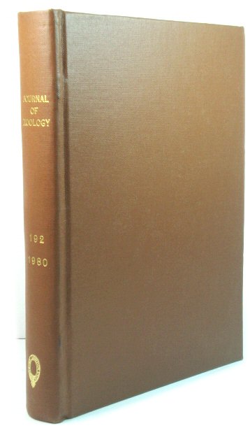 Journal of Zoology: Proceedings of the Zoological Society of London: Volume 192, 1980