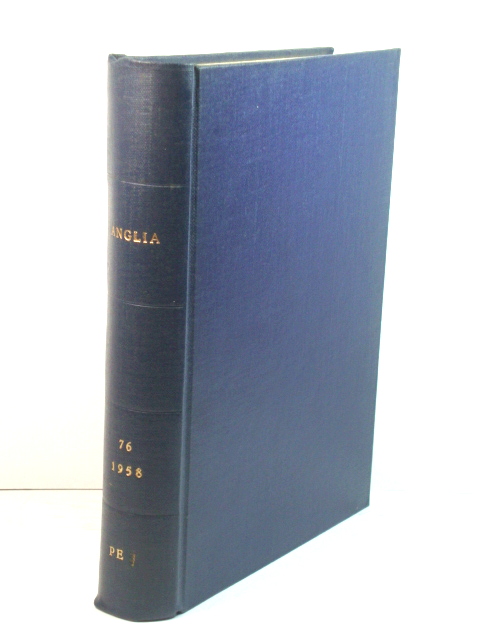 Anglia: Zeitschrift FUr Englische Philologie: Band 76
