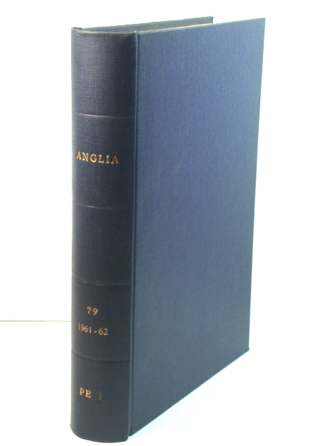 Anglia: Zeitschrift FUr Englische Philologie: Band 79