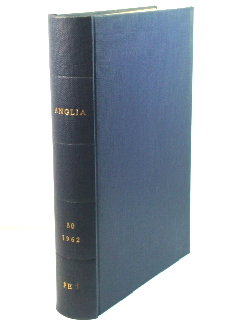 Anglia: Zeitschrift FUr Englische Philologie: Band 80