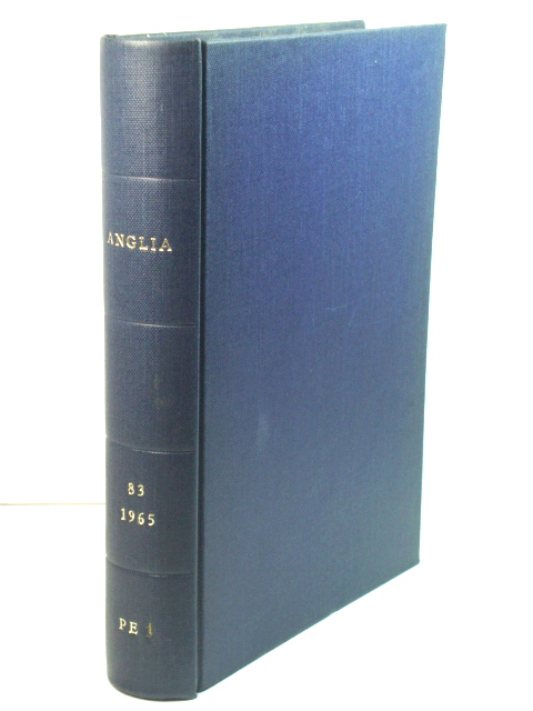Anglia: Zeitschrift FUr Englische Philologie: Band 83