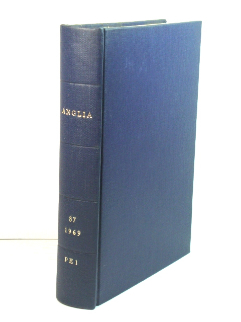 Anglia: Zeitschrift FUr Englische Philologie: Band 87