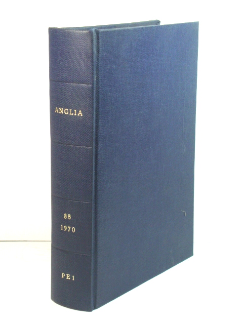 Anglia: Zeitschrift FUr Englische Philologie: Band 88
