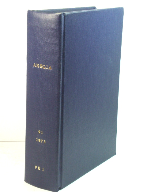 Anglia: Zeitschrift FUr Englische Philologie: Band 91
