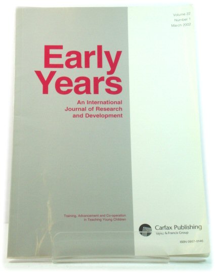 Early Years: Volume 22, Number 1, March 2002