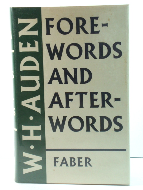 Forewords and Afterwords