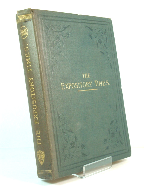 The Expository Times: Volume the Thirty-sixth, October 1924 - September 1925
