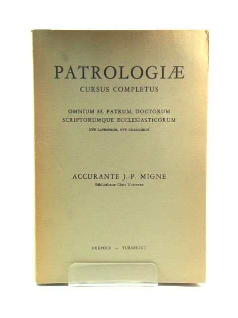 Patrologiae Latinae Tomus CLV