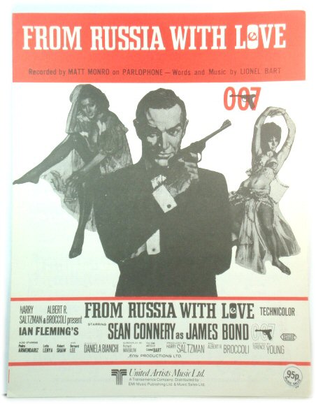 From Russia With Love, Recorded By Matt Monro on Parlophone