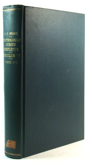 Patrologiae Latinae Tomus CVI