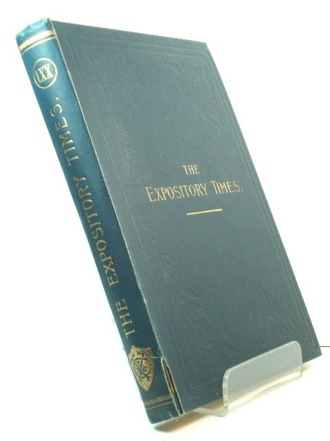 The Expository Times: Volume the Seventieth, October 1958 - September 1959