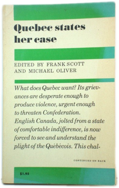 Quebec States Her Case