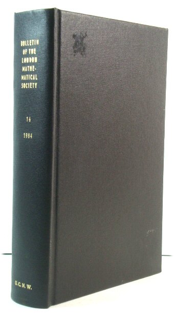 The Bulletin of the London Mathematical Society: Volume 16, 1984