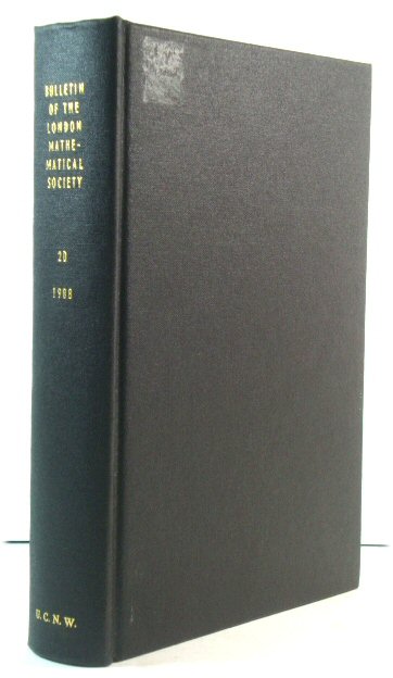 The Bulletin of the London Mathematical Society: Volume 20, 1988