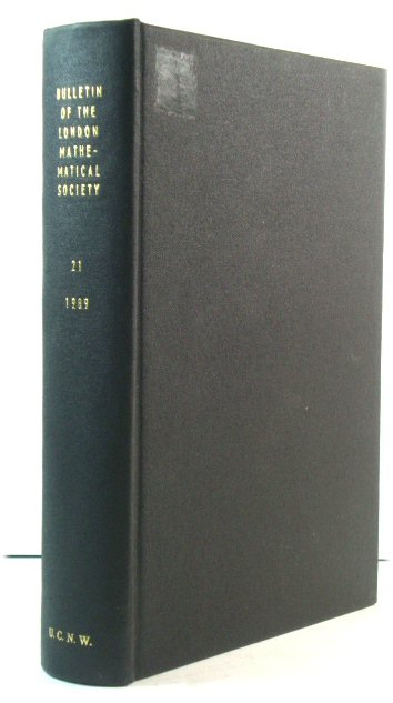 The Bulletin of the London Mathematical Society: Volume 21, 1989