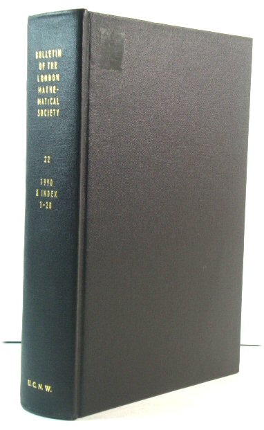 The Bulletin of the London Mathematical Society: Volume 22, 1990