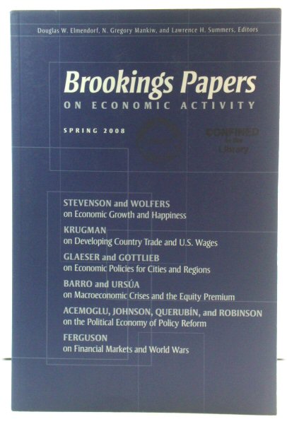 Brookings Papers on Economic Activity: Spring 2008