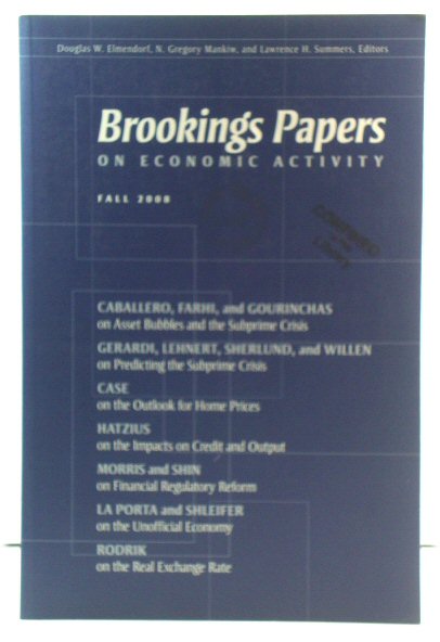 Brookings Papers on Economic Activity: Fall 2008