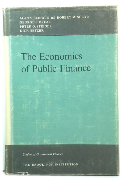 The Economics of Public Finance (Studies of Government Finance)