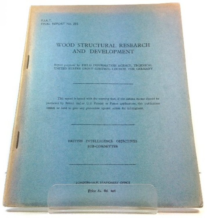 Image for Wood Structural Research and Development (F.I.A.T. Final Reports) Wood Structural Research and Development (F.I.A.T. Final Reports)