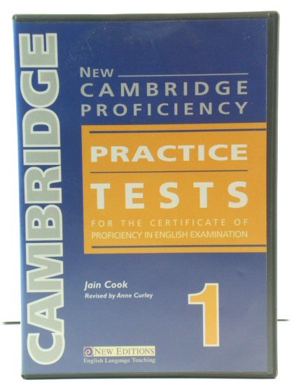 New Cambridge Proficiency Practice Tests 1 for the Certificate of Proficiency in English Examination