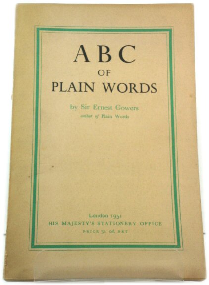 ABC of Plain Words