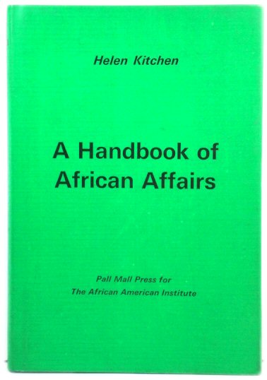 A Handbook of African Affairs