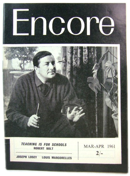 Encore, the Voice of Vital Theatre: Number Thirty, Vol. 8, No. 2, March - April 1961