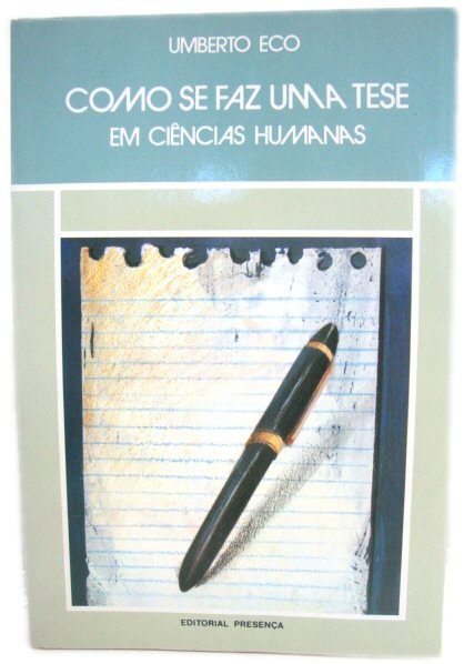 Como Se Faz Uma Tese Em CiEncias Humanas (Biblioteca De Textos UniversitArios)