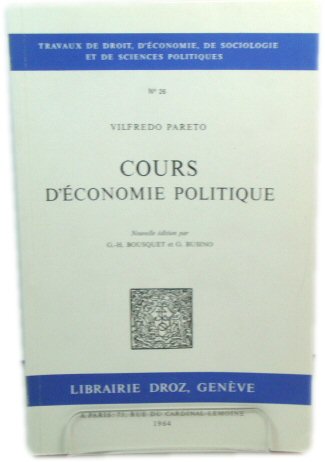 Cours d'Economie Politique