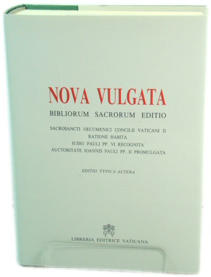 Bibliorum sanctorum. Nova vulgata editio. Editio typica altera