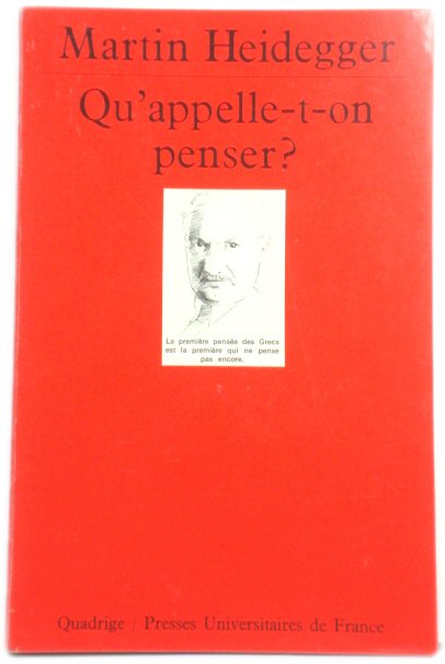 Qu'appelle-t-on penser