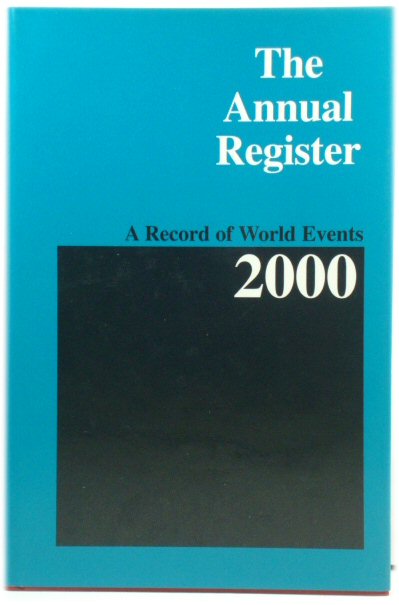 The Annual Register 2000: A Record of World Events: 242
