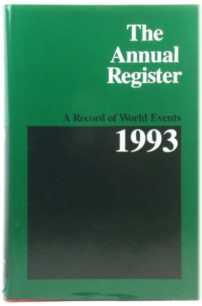 The Annual Register 1993: A Record of World Events: 235