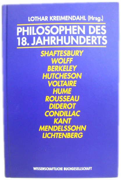 Philosophen Des 18. Jahrhunderts: Eine EinfUhrung