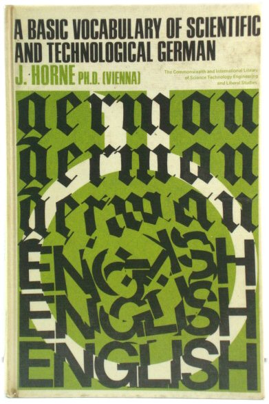 A Basic Vocabulary of Scientific and Technological German