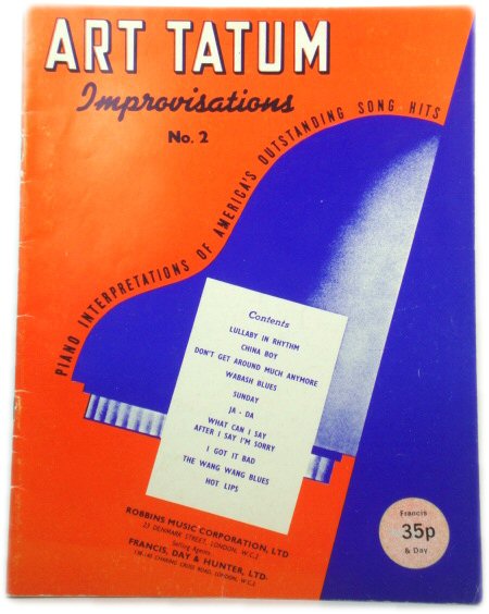 Art Tatum Improvisations No. 2: Piano Interpretations of America's Outstanding Song Hits