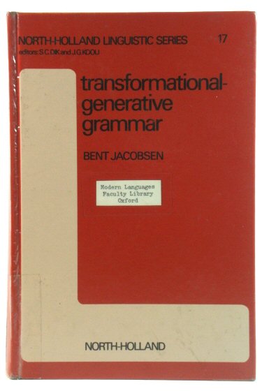 Transformational Generative Grammar